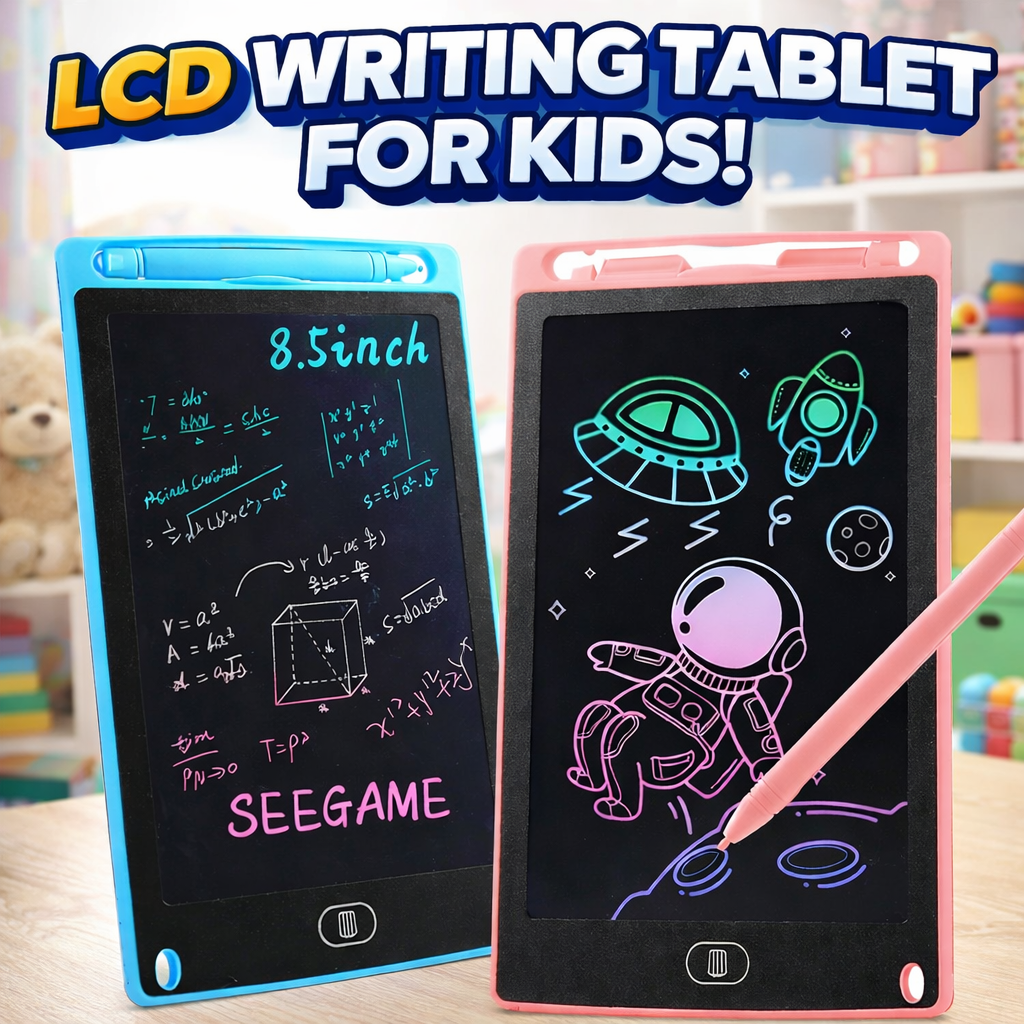 8.5" LCD Writing Tablet Multicolor Screen Writing Erasable Writing Board