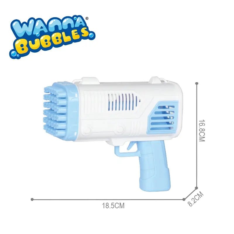 Space Rocket Bazooka Bubble Gun Electric Automatic (2188-65)