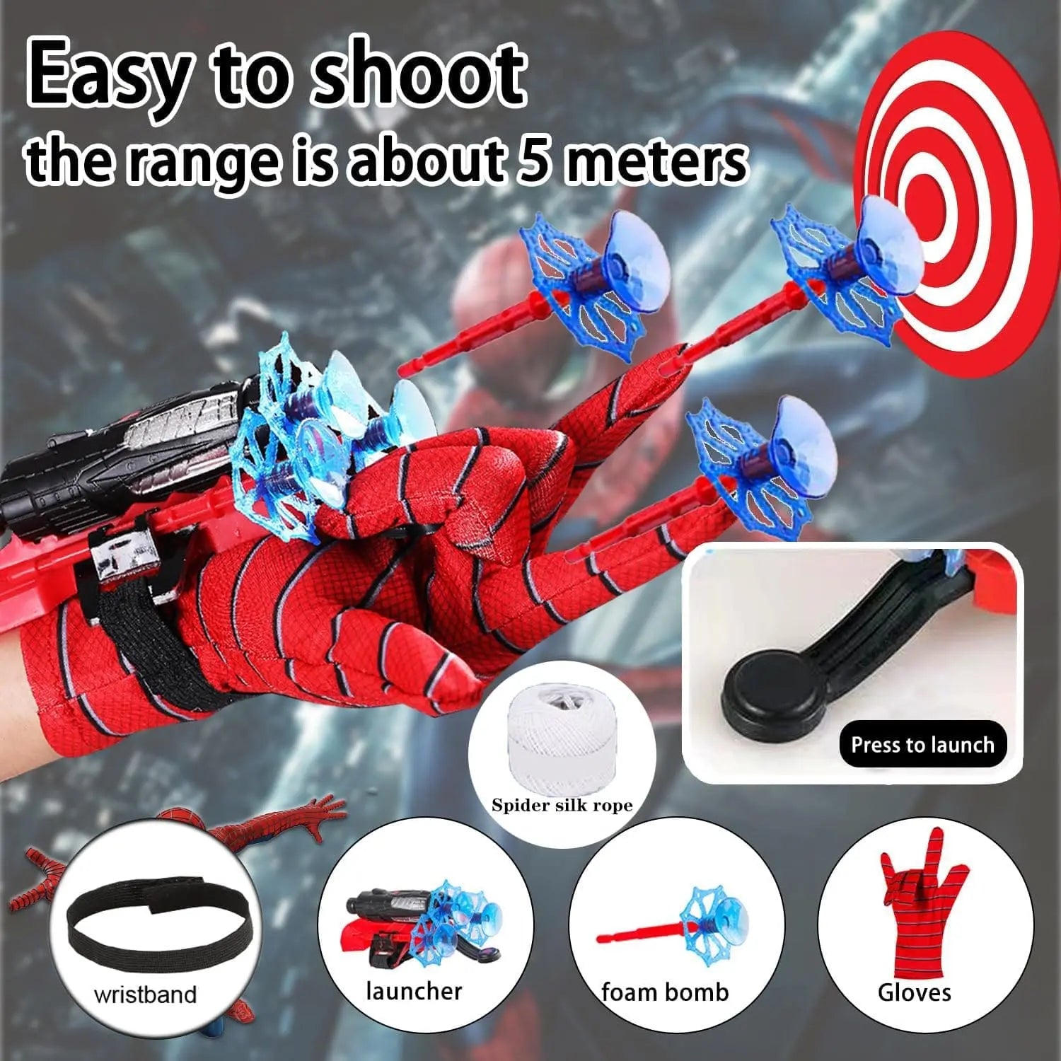Spideman Web Shooter for Kids (2023-2C)